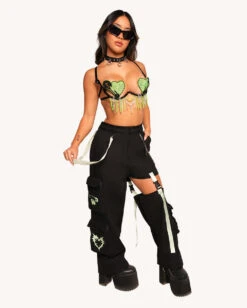 Sunflowerraver X IHR Get Bent Wide Leg Detachable Leg Pants -I Hear Raves 09.03.25Meg Syanne Adrian2524