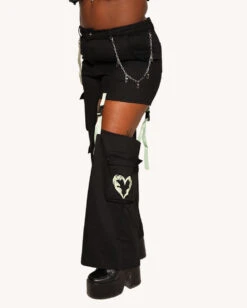 Sunflowerraver X IHR Get Bent Wide Leg Detachable Leg Pants -I Hear Raves 09.03.25Meg Syanne Adrian2539