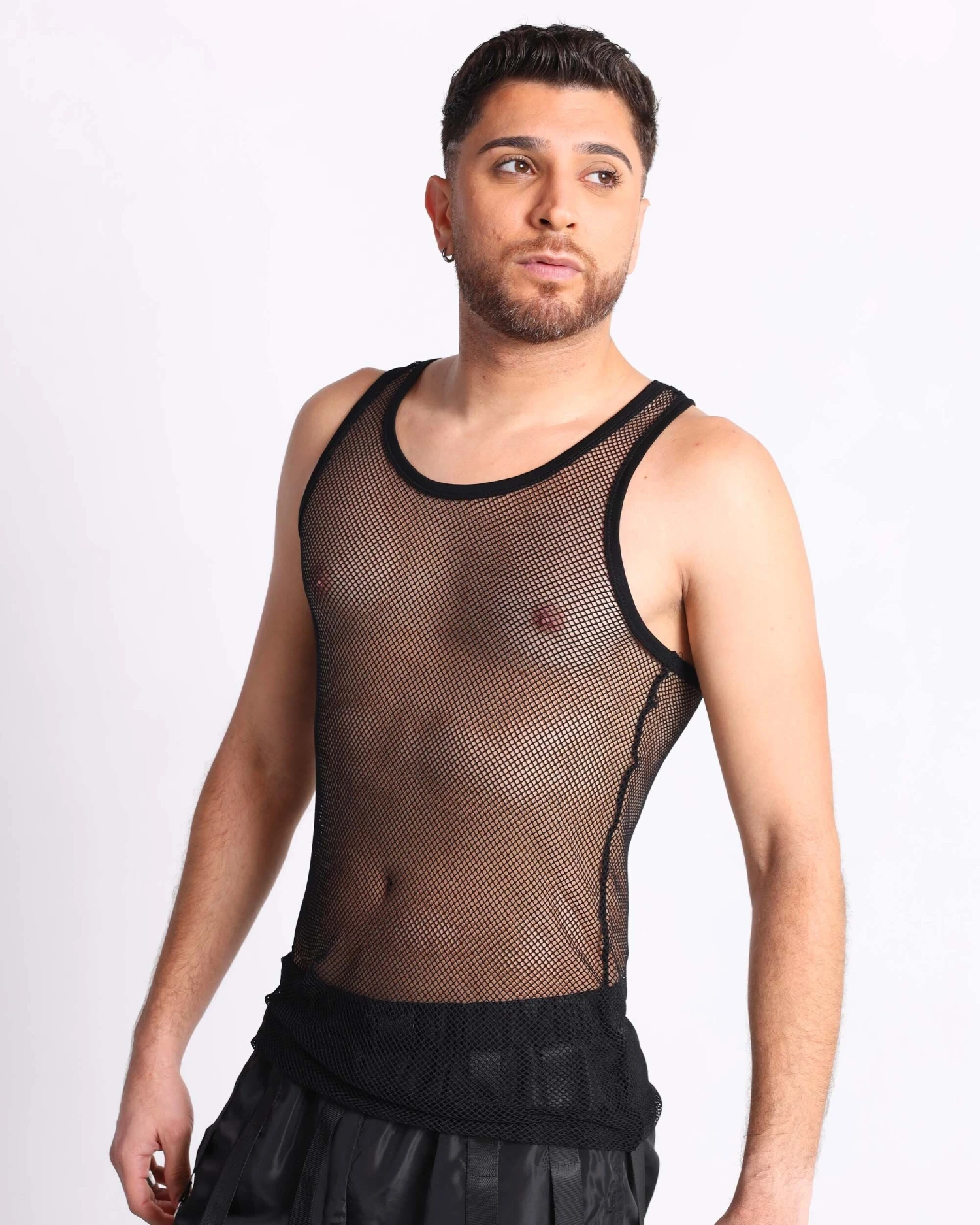 Unisex Tempest Men's Fishnet Tank 4 Unisex Tempest Men's Fishnet Tank - Image 2