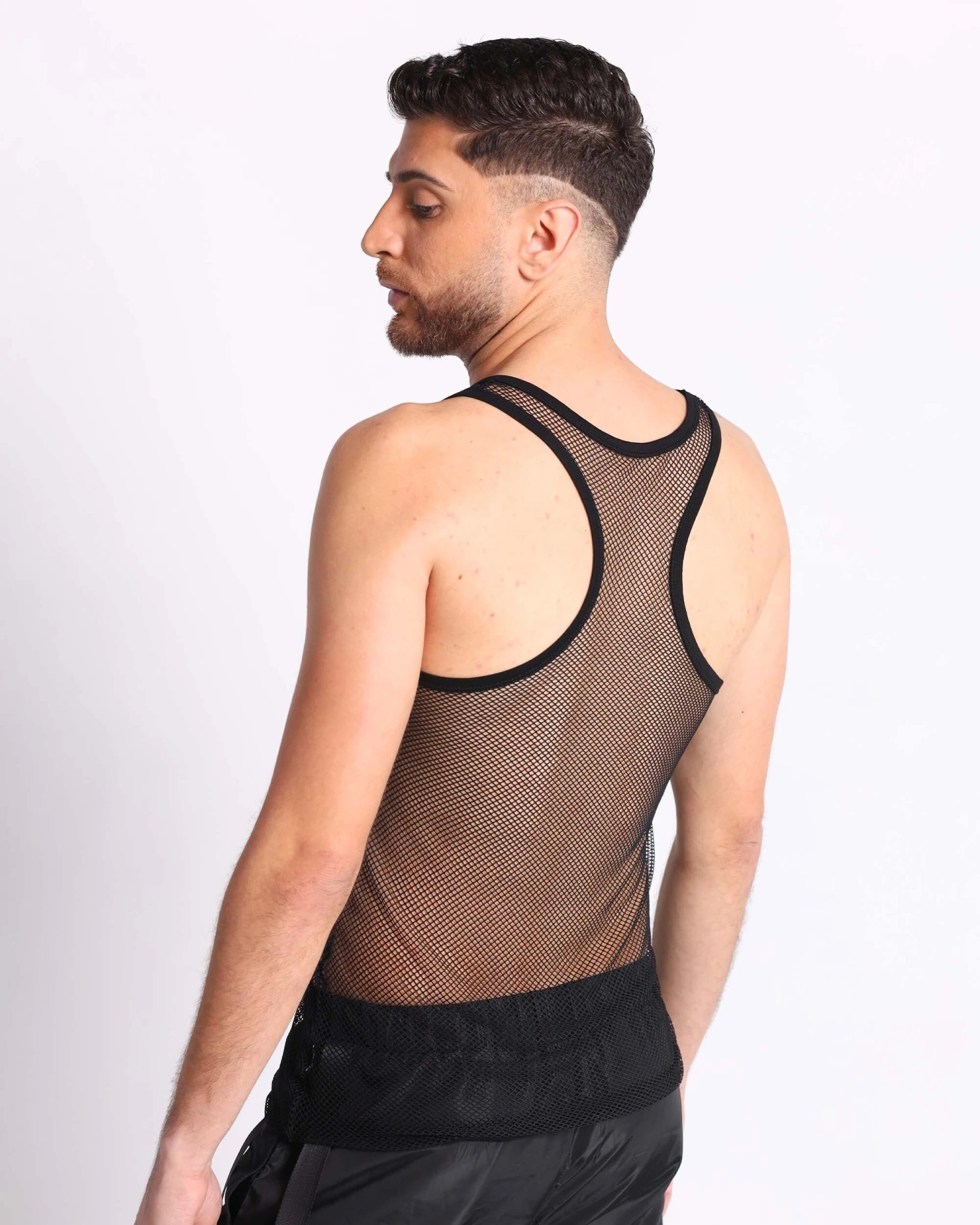 Unisex Tempest Men's Fishnet Tank 6 Unisex Tempest Men's Fishnet Tank - Image 4
