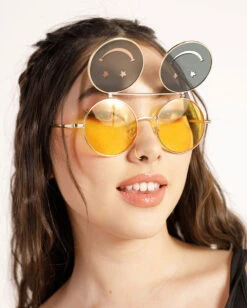 303 Vibes Smiley Sunglasses -I Hear Raves 303 Vibes Smiley Sunglass Side2