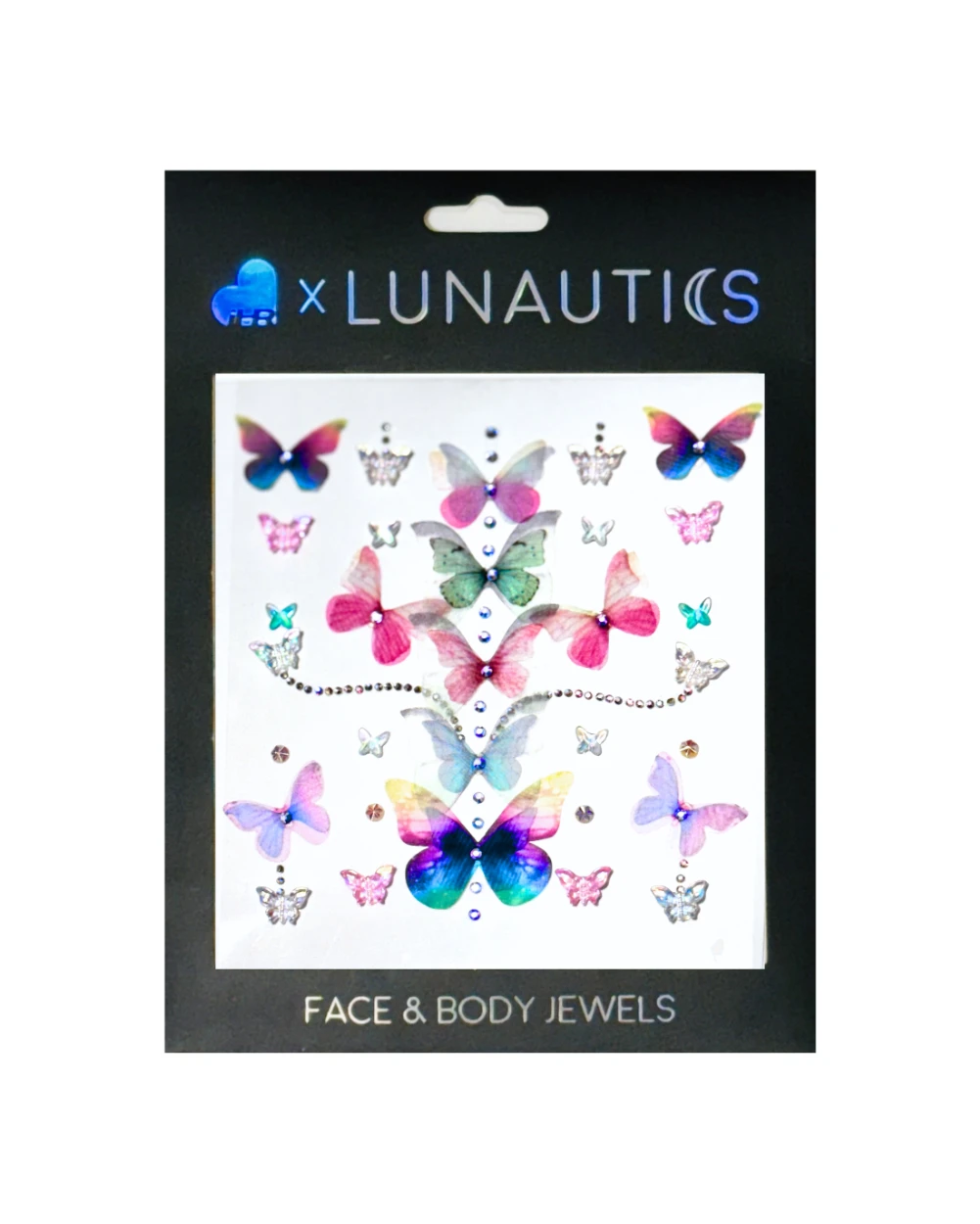 Lunautics X IHR Butterfly Mirage Mix Pack Face Jewels 2 Lunautics X IHR Butterfly Mirage Mix Pack Face Jewels