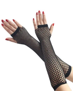 Warped Revelations Fingerless Fishnet Arm Warmers -I Hear Raves 531492498 530142994 ihr16047 7