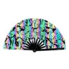 Fantastic Fungi Rainbow Reflective Hand Fan