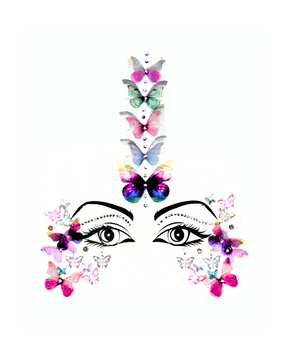Lunautics X IHR Butterfly Mirage Mix Pack Face Jewels 3 Lunautics X IHR Butterfly Mirage Mix Pack Face Jewels - Image 2