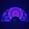 Dreamwave UV Reactive Hand Fan 2 Dreamwave UV Reactive Hand Fan -I Hear Raves 720684748 1 uv 3