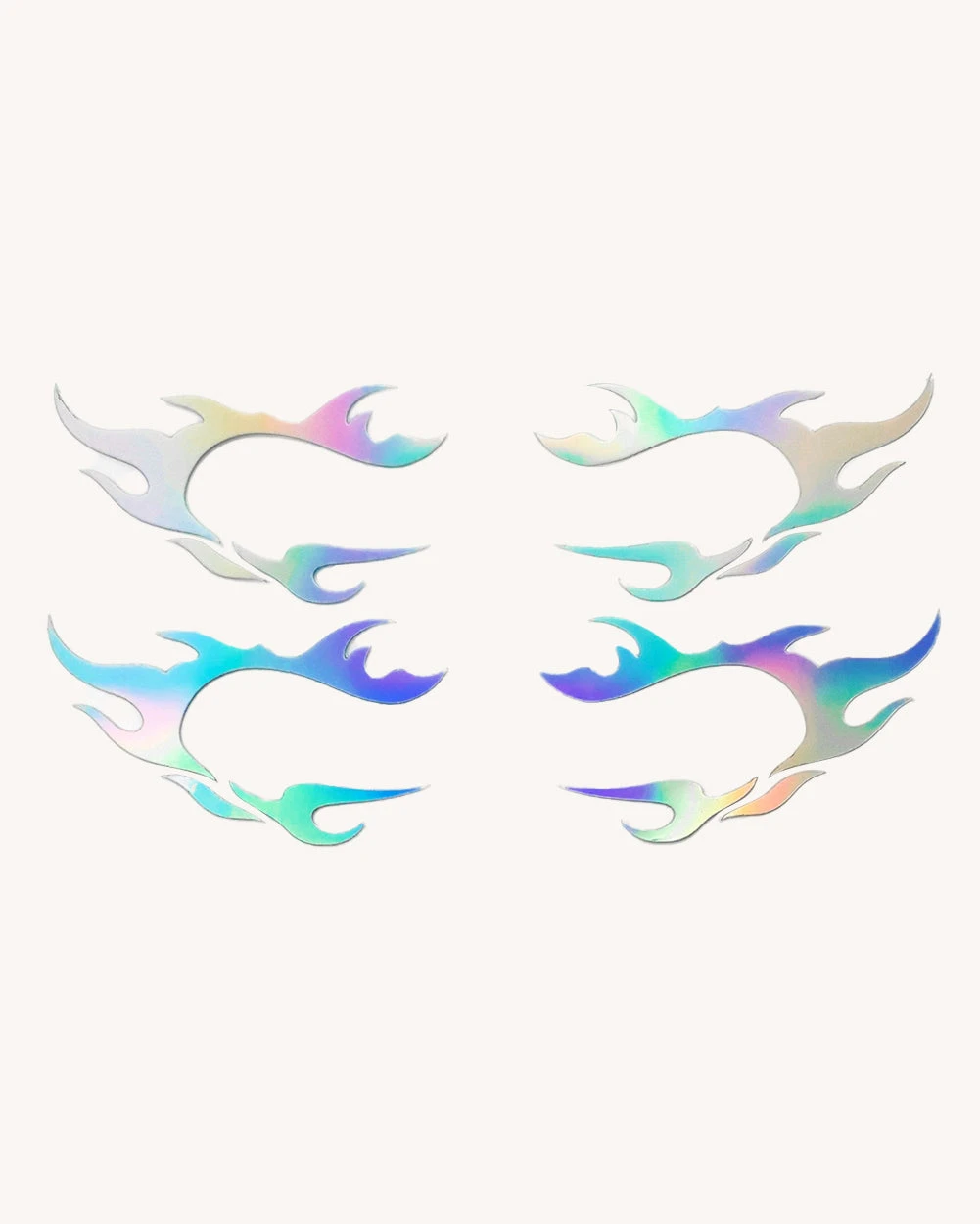 Firelight Holo Face Stickers 3 Firelight Holo Face Stickers
