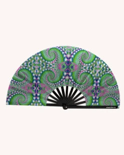Spirit Of The Forest UV Reactive Hand Fan