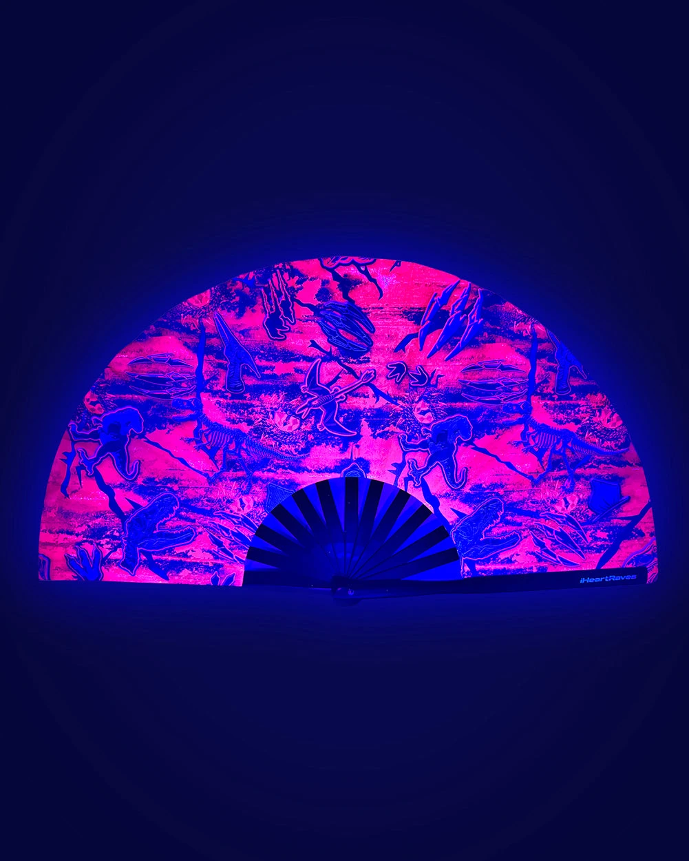 Final Exodus UV Reactive Hand Fan 3 Final Exodus UV Reactive Hand Fan