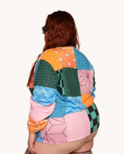 Anime Club Patchwork Jersey -I Hear Raves Anime Club Patchwork Jerse C1 Back