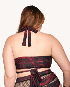 Infinite Matrix O-Ring Bra Top -I Hear Raves Auto Cruising Top C1 Back