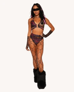 Infinite Matrix Fishnet Bottoms 11 Infinite Matrix Fishnet Bottoms -I Hear Raves Auto Cruising Top Full