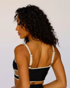 Backstage Baddie Reflective Cutout Top -I Hear Raves BackstageBaddieReflectiveCutoutTop Back