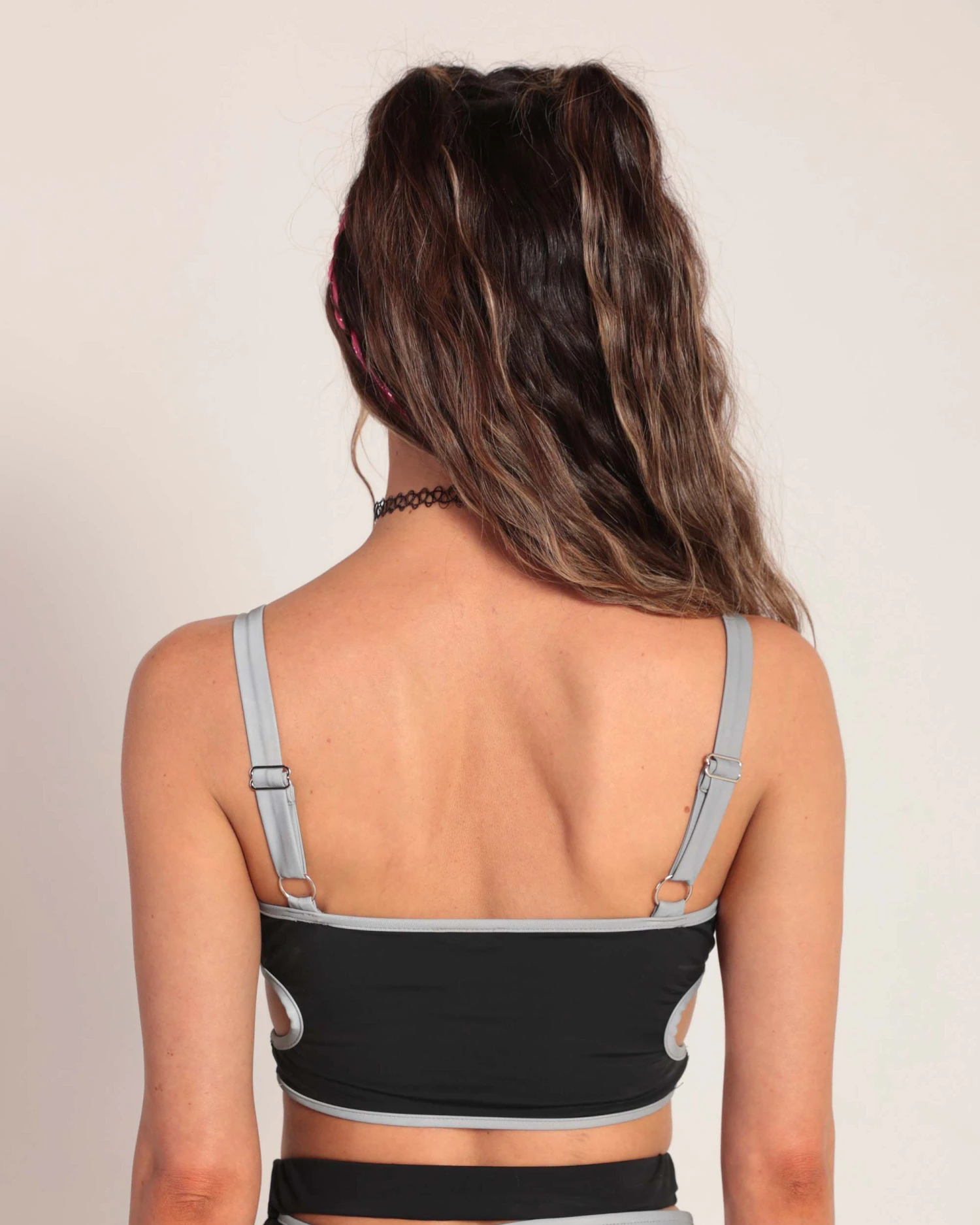 Backstage Baddie Reflective Cutout Top - Image 9