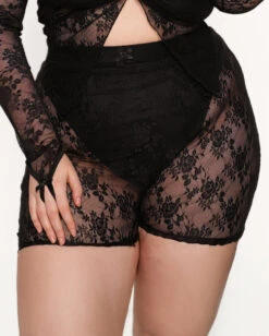 Backstage At The Yuma Lace Shorts -I Hear Raves Backstage at the Yuma Lace Shorts C1 Front