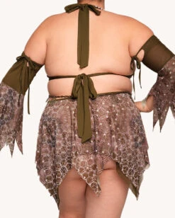 Beneath The Trees Dress With Sleeves 18 Beneath The Trees Dress With Sleeves -I Hear Raves Beneath the Trees Dress C1 Back 1