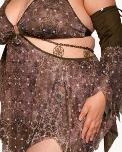 Beneath The Trees Dress With Sleeves 19 Beneath The Trees Dress With Sleeves -I Hear Raves Beneath the Trees Dress C1 Detail