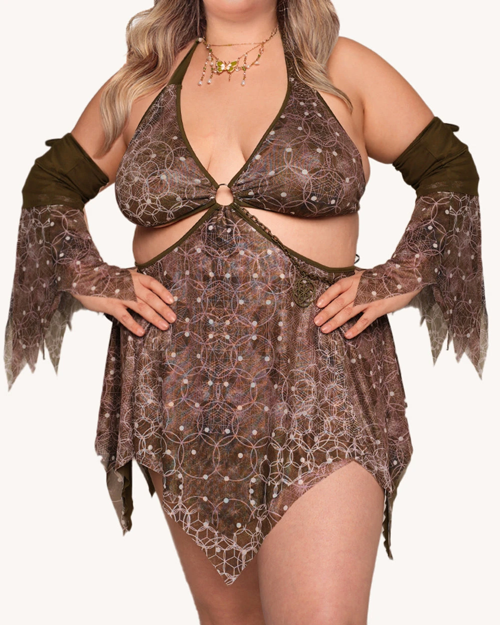 Beneath The Trees Dress With Sleeves 9 Beneath The Trees Dress With Sleeves - Image 7