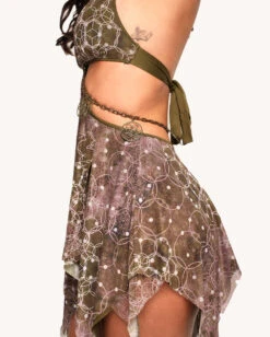 Beneath The Trees Dress With Sleeves 14 Beneath The Trees Dress With Sleeves -I Hear Raves Beneath the Trees Dress New Detail2