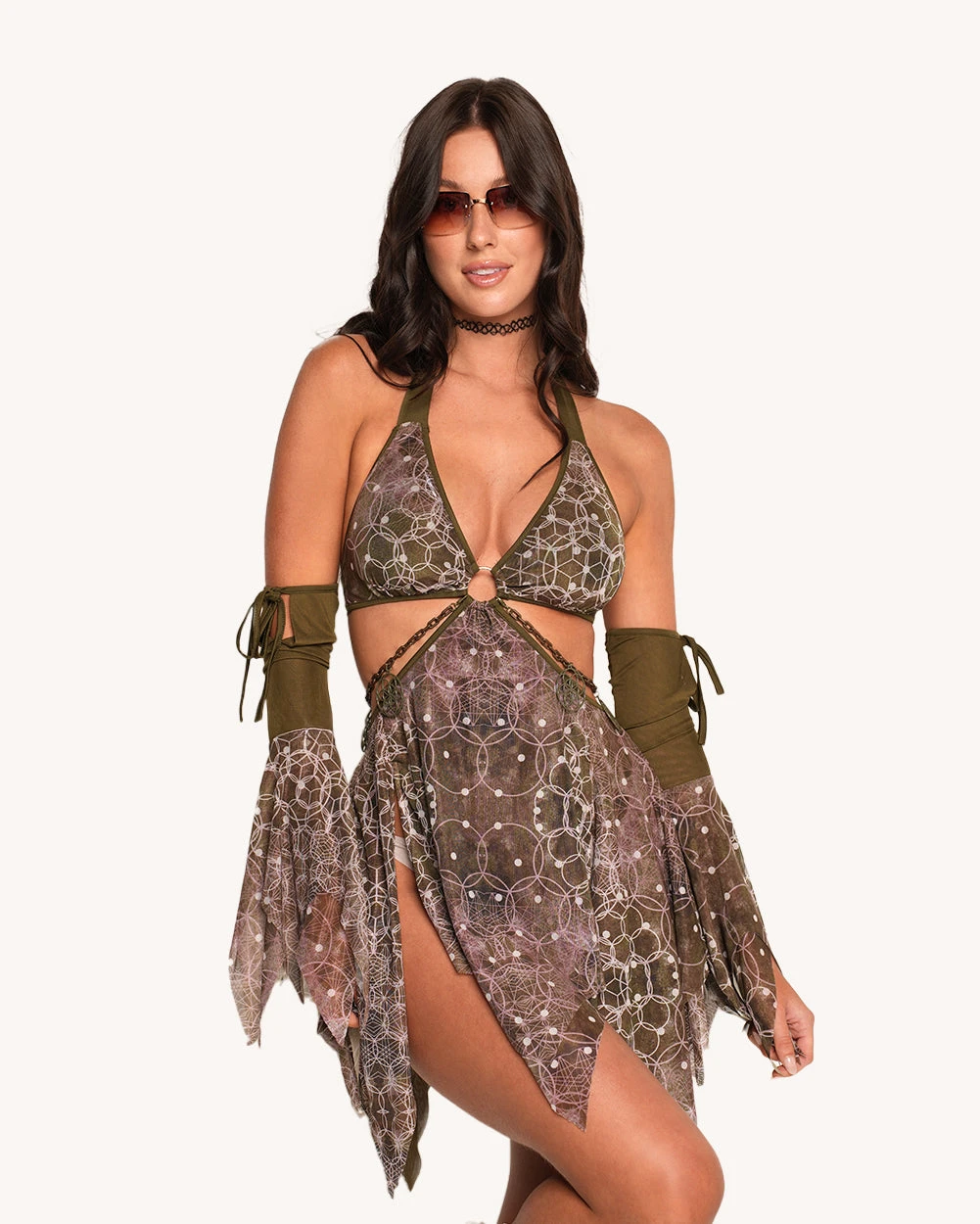 Beneath The Trees Dress With Sleeves 7 Beneath The Trees Dress With Sleeves - Image 5