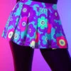 Blossoming Mini Skater Skirt -I Hear Raves Blossoming Mini Skater Skirt UV