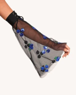 Blueberry Pop Bodysuit With Sleeves -I Hear Raves Blueberry Pop Bodysuit with Sleeves New Detail