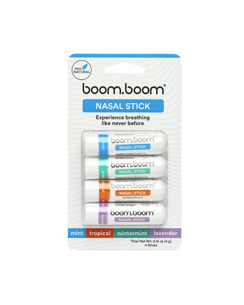 BoomBoom Nasal Stick (4 Pack) 3 BoomBoom Nasal Stick (4 Pack)