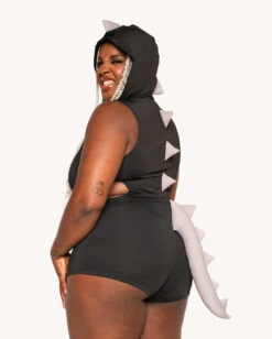 Born To Be Wild Dino Romper Costume -I Hear Raves Born to Be Wild Dino Romper C1 BaCK