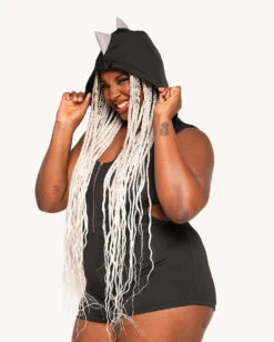 Born To Be Wild Dino Romper Costume -I Hear Raves Born to Be Wild Dino Romper C1 Side