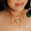 Butterfly Landing Necklace -I Hear Raves Butterfly Landing Necklace Front 9f452a46 ccec 4052 ae19 ade3a1ac9a5c