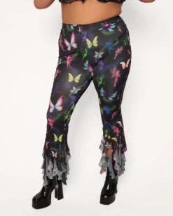 Butterfly Soirée Pants -I Hear Raves Butterfly Soiree Pants C1 Front