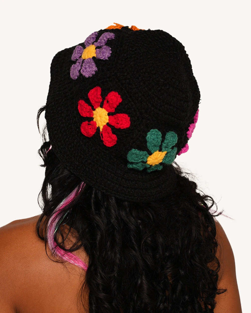 Child Of The Forest Floral Crochet Hat 7 Child Of The Forest Floral Crochet Hat - Image 5