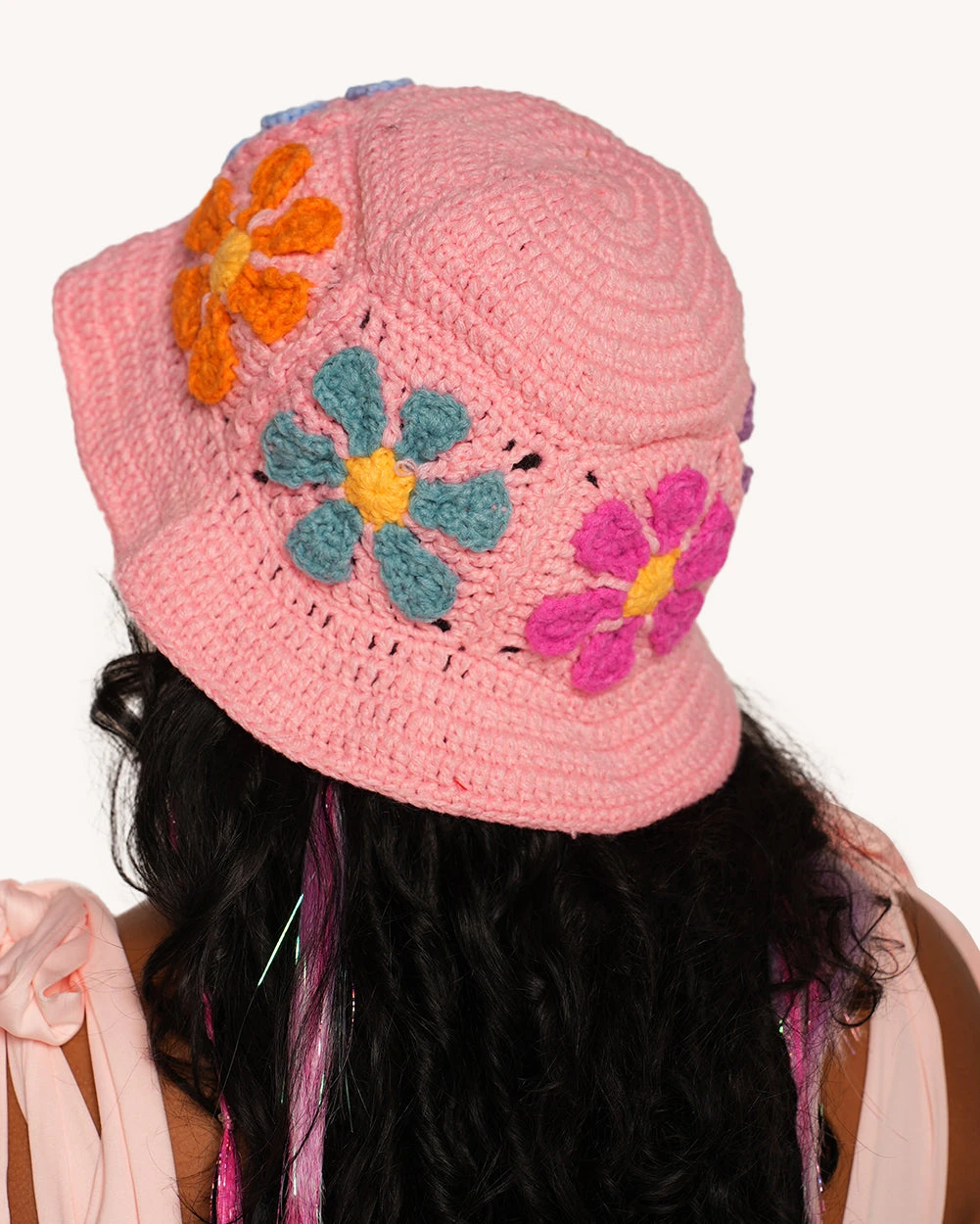 Child Of The Forest Floral Crochet Hat 4 Child Of The Forest Floral Crochet Hat - Image 2