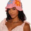 Child Of The Forest Floral Crochet Hat