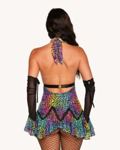 Cosmic Jungle Dress With Sleeves 15 Cosmic Jungle Dress With Sleeves -I Hear Raves Cosmic Jungle Dress with Sleeves Back