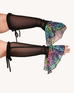 Cosmic Jungle Dress With Sleeves 18 Cosmic Jungle Dress With Sleeves -I Hear Raves Cosmic Jungle Dress with Sleeves C1 Detail