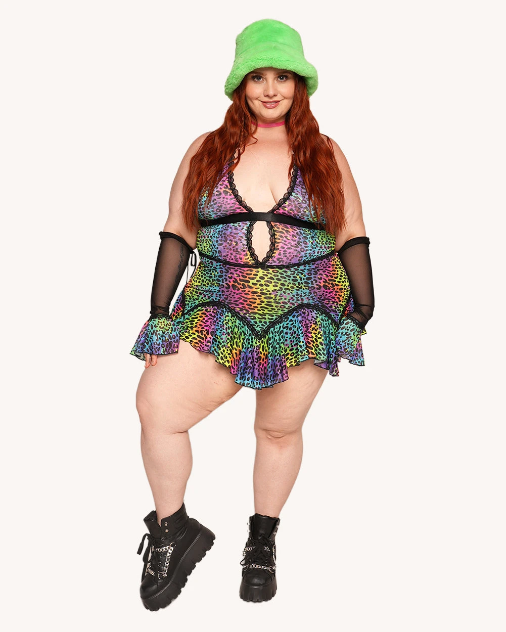 Cosmic Jungle Dress With Sleeves 11 Cosmic Jungle Dress With Sleeves - Image 9