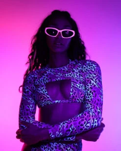 Cyber Chaos Bikini Top 9 Cyber Chaos Bikini Top -I Hear Raves Cyber Chaos Ultra Crop Top UV