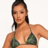 Cyber Matrix Bikini Top 1 Cyber Matrix Bikini Top -I Hear Raves Cyber Matrix Bikini Top Front