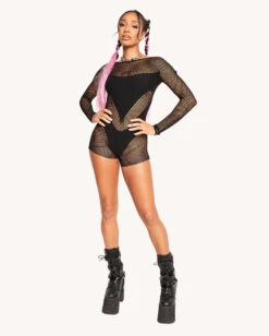 Bassline Vixen Romper -I Hear Raves DSC04379