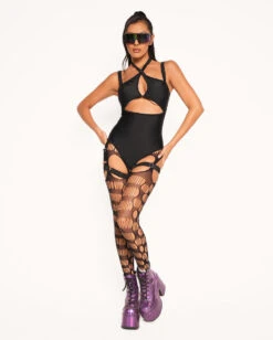 Dark Illusion Bodysuit -I Hear Raves Dark Illusion Bodysuit Full