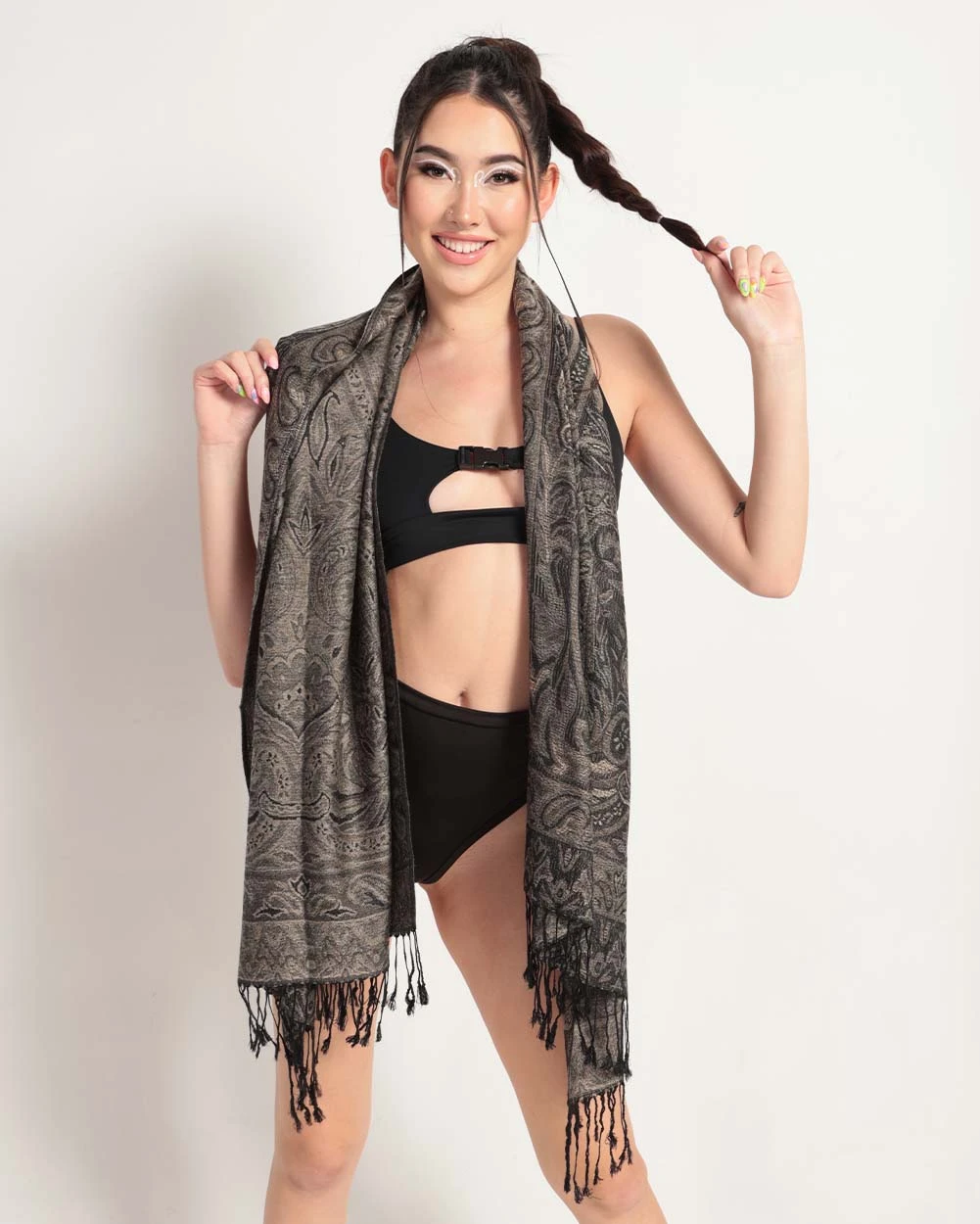 Dark Nirvana Pashmina 4 Dark Nirvana Pashmina - Image 2