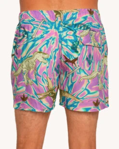 Dino Daze Camp Shorts -I Hear Raves Dino Daze Camp Shorts Back