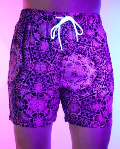 Dreamwave Camp Shorts -I Hear Raves Dreamwave Camp Shorts UV