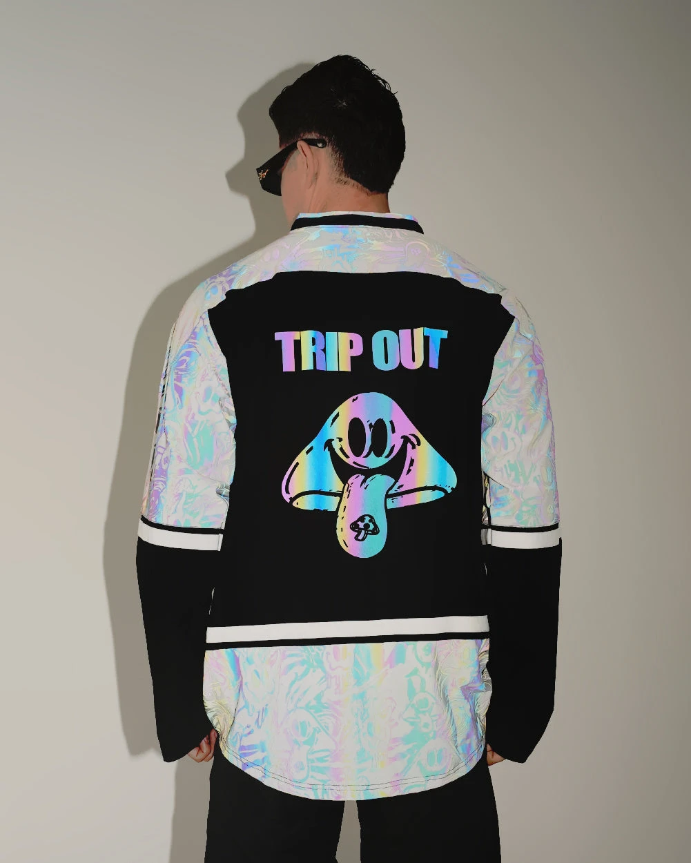 Electric Tripp Rainbow Reflective Hockey Jersey 4 Electric Tripp Rainbow Reflective Hockey Jersey - Image 2