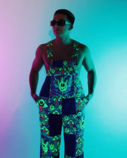 Electric Tripp Unisex Overalls 21 Electric Tripp Unisex Overalls -I Hear Raves Electric Tripp Unisex Overalls UV