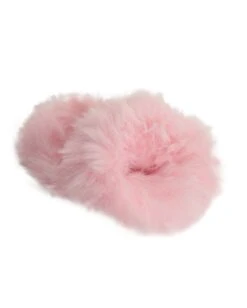 Ultra Furry Scrunchies -I Hear Raves Euphoria Ultra Furry Scrunchies BabyPink Front 1