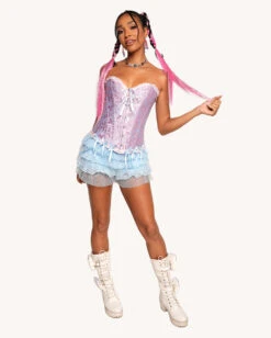 Fairy Frequency Corset Top -I Hear Raves Fairy Frequency Corset Top Full