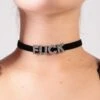 F*ck Rhinestone Choker