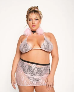 Sister Sister Lace Up Mini Skirt -I Hear Raves Feeling Flirty Bikini Top C1 Full d149e336 a25d 4873 9169 b2cee3f49b0f